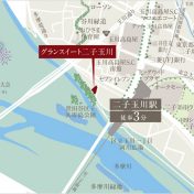 グランスイート二子玉川MAPサムネイル