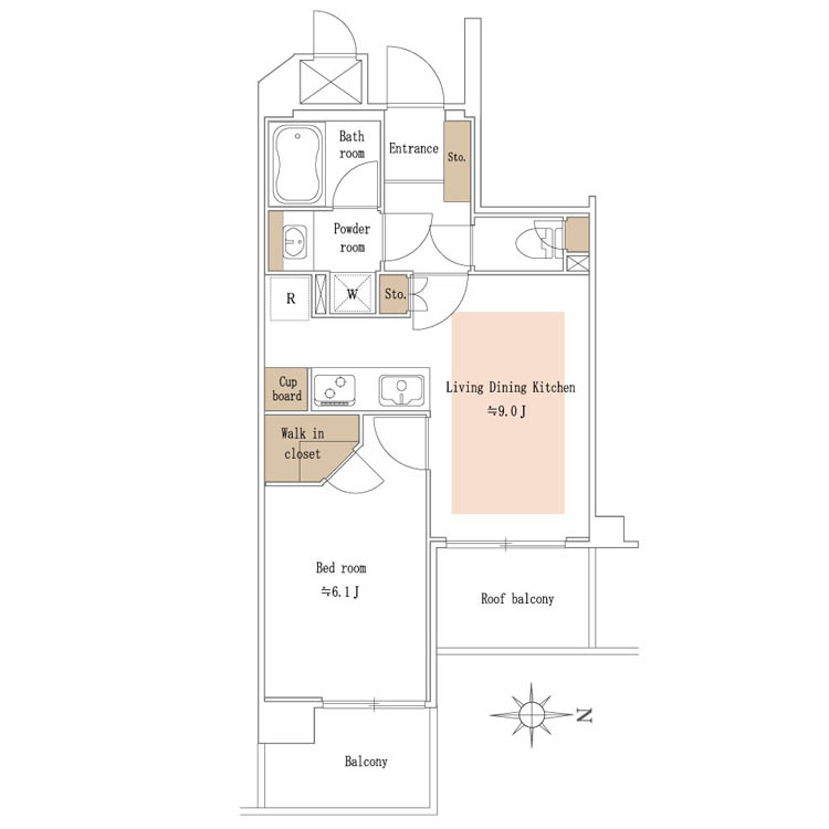 スターロワイヤル三軒茶屋 間取り図