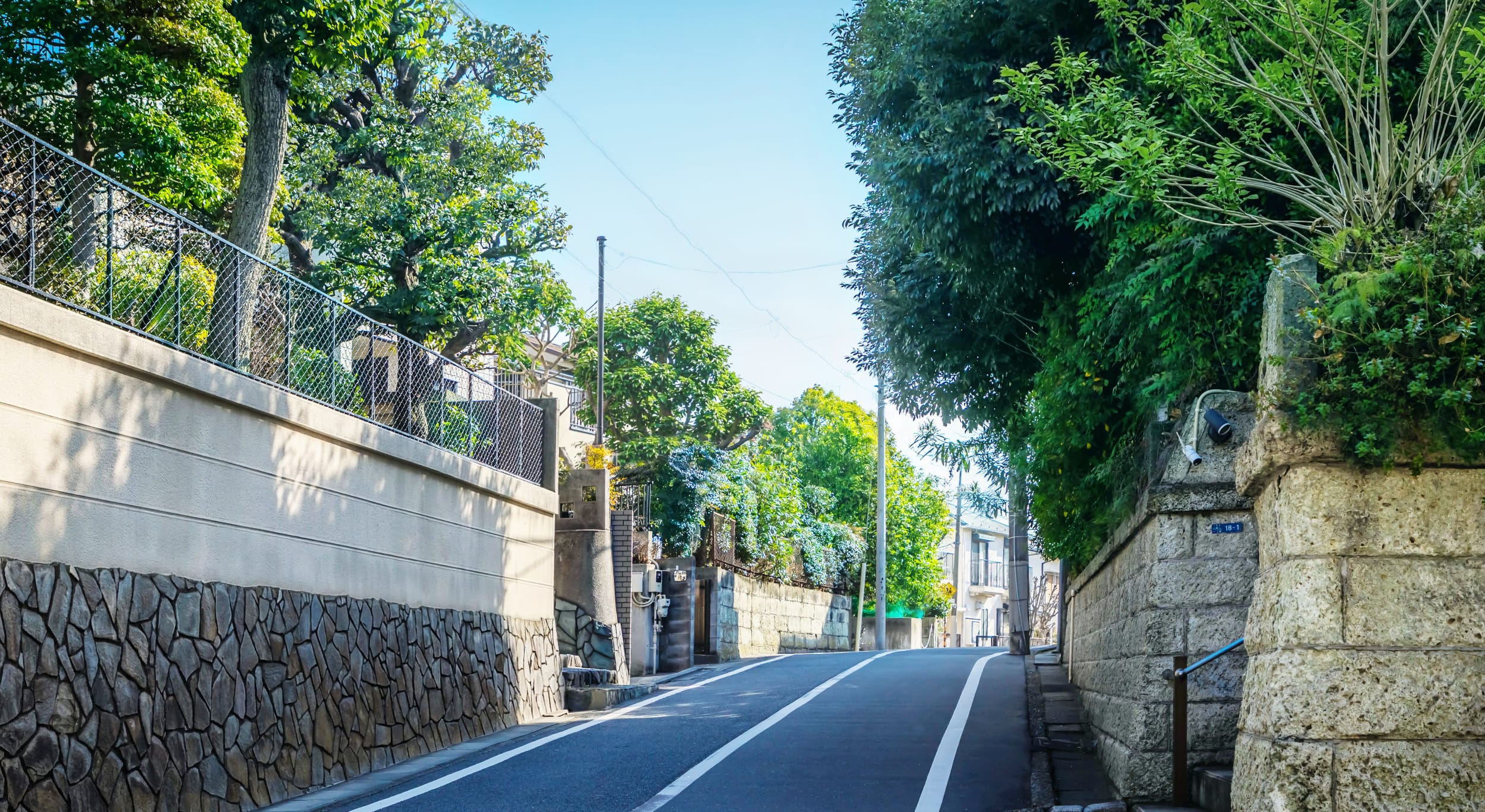 現地周辺の町並（徒歩3分/約200m）