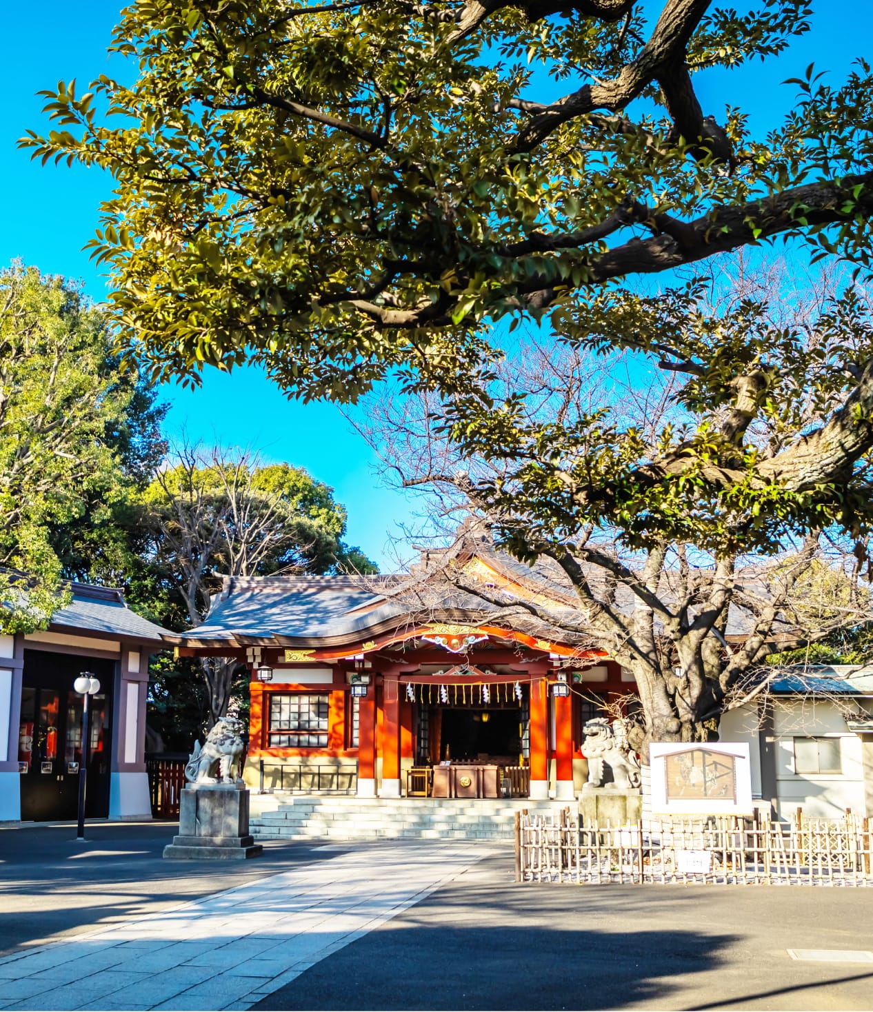 旗岡八幡神社（徒歩7分/約560m）