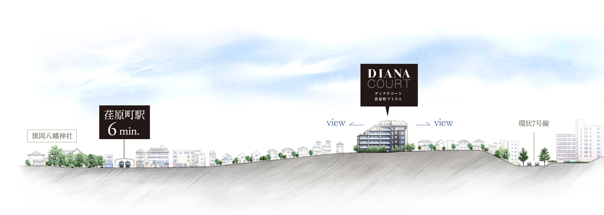 標高概念イラスト