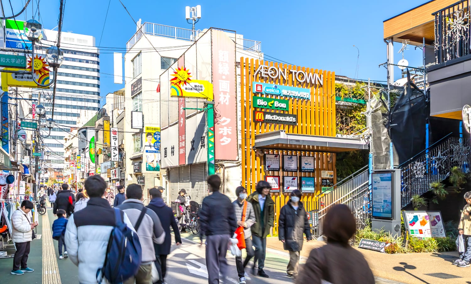 旗の台東口通り商店街