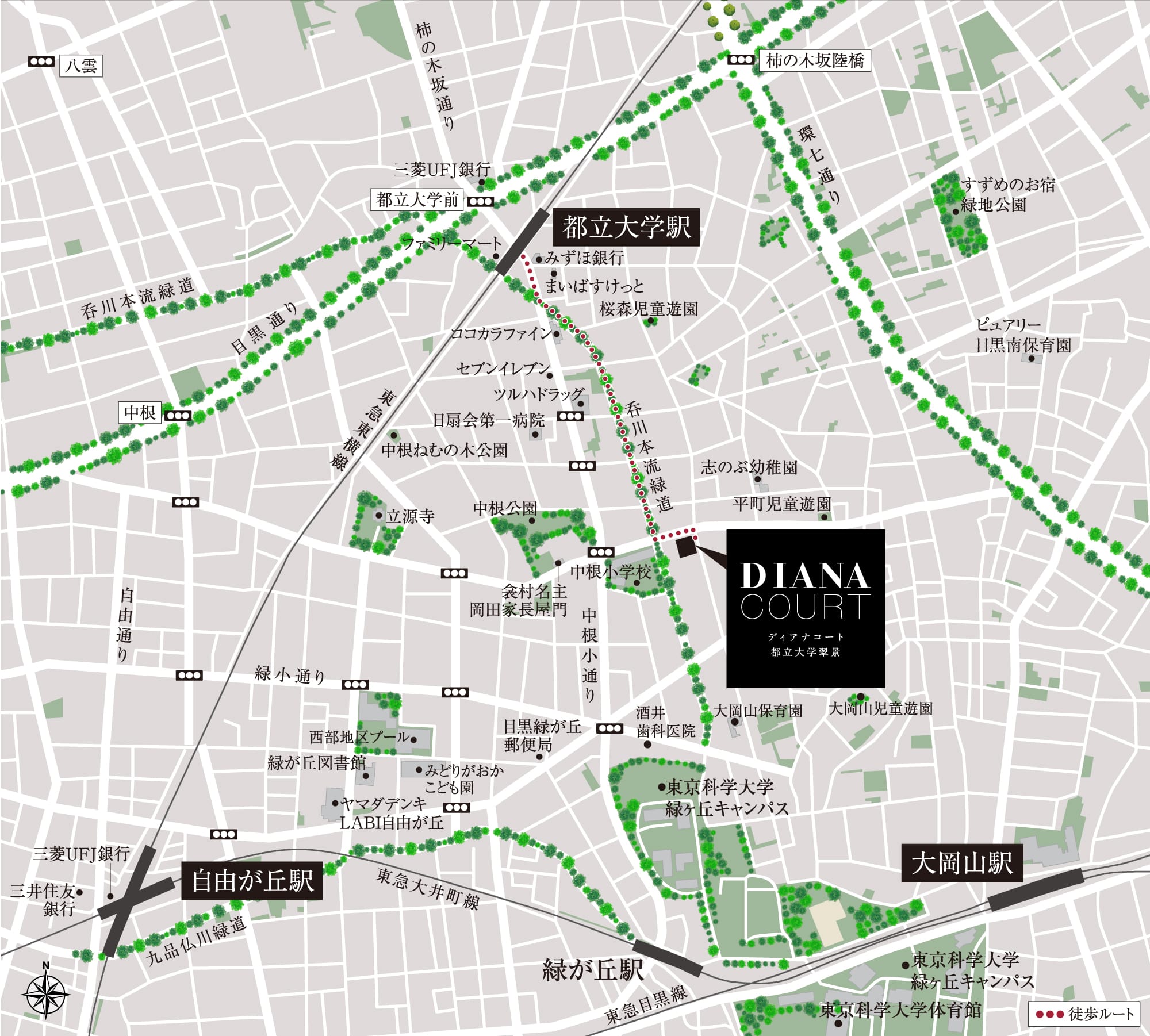 現地案内図