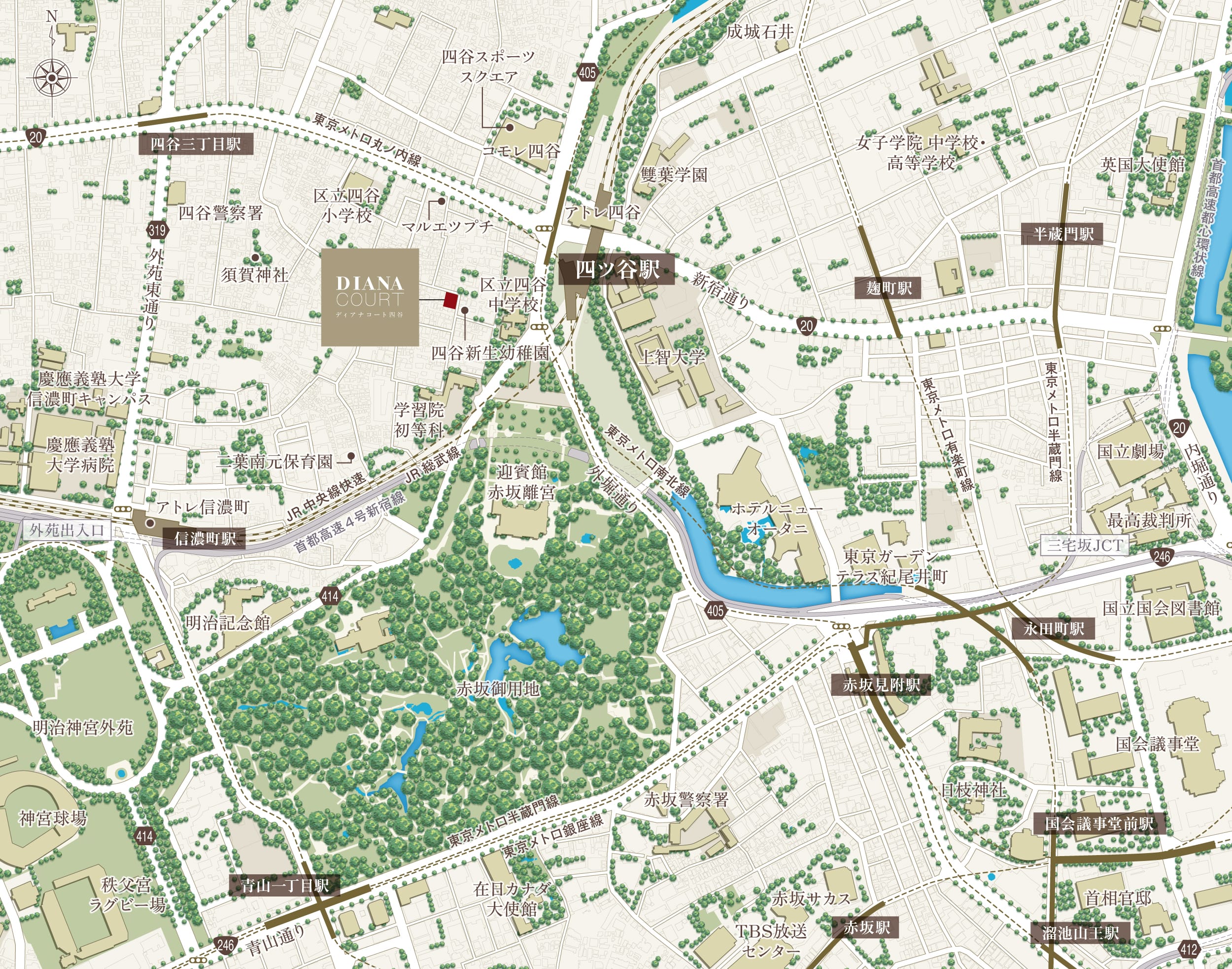 現地案内図