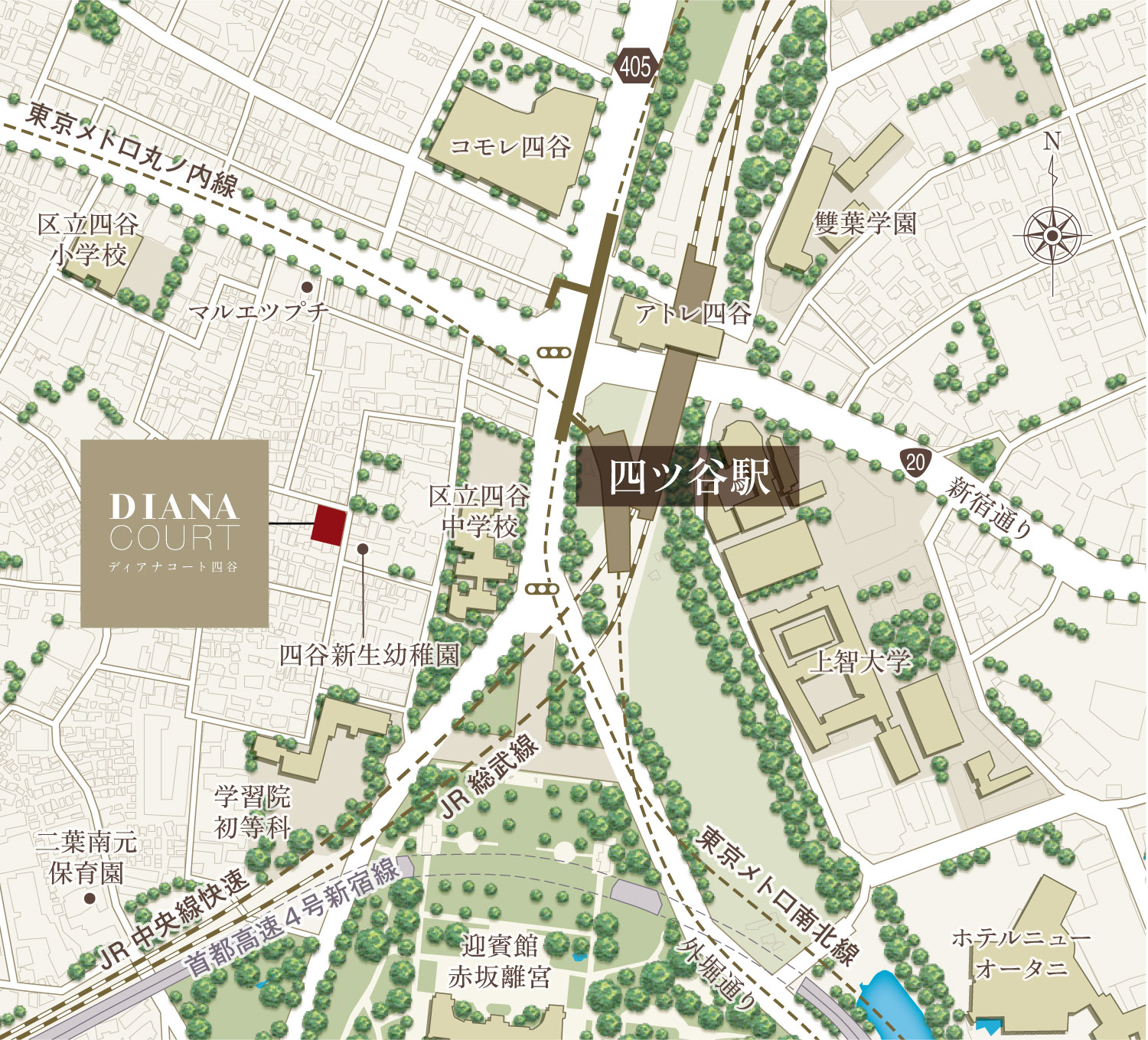 現地案内図