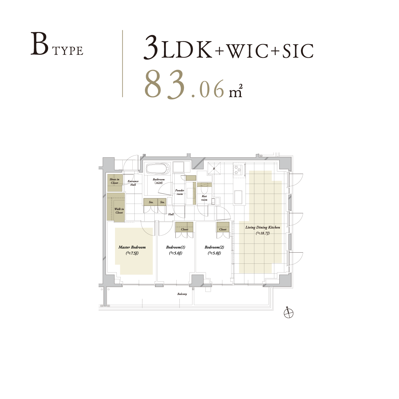 B