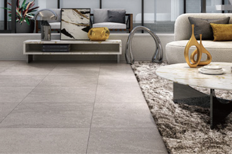 磁器質タイル貼り